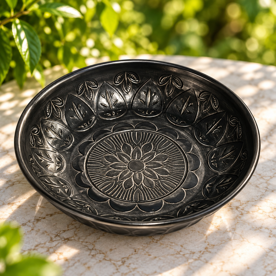 Black Bowl Metal 15 cm - Instore Only