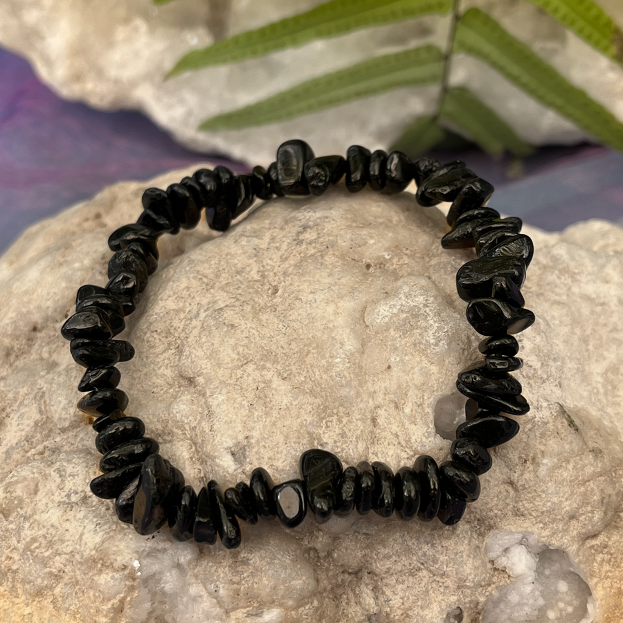 Bracelet Black Tourmaline Chip | Carpe Diem With Remi
