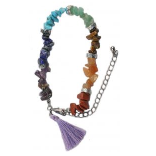 Bracelet Chip Chakra with Tassel