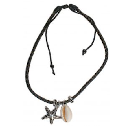 Anklet Cowrie Shell with Starfish