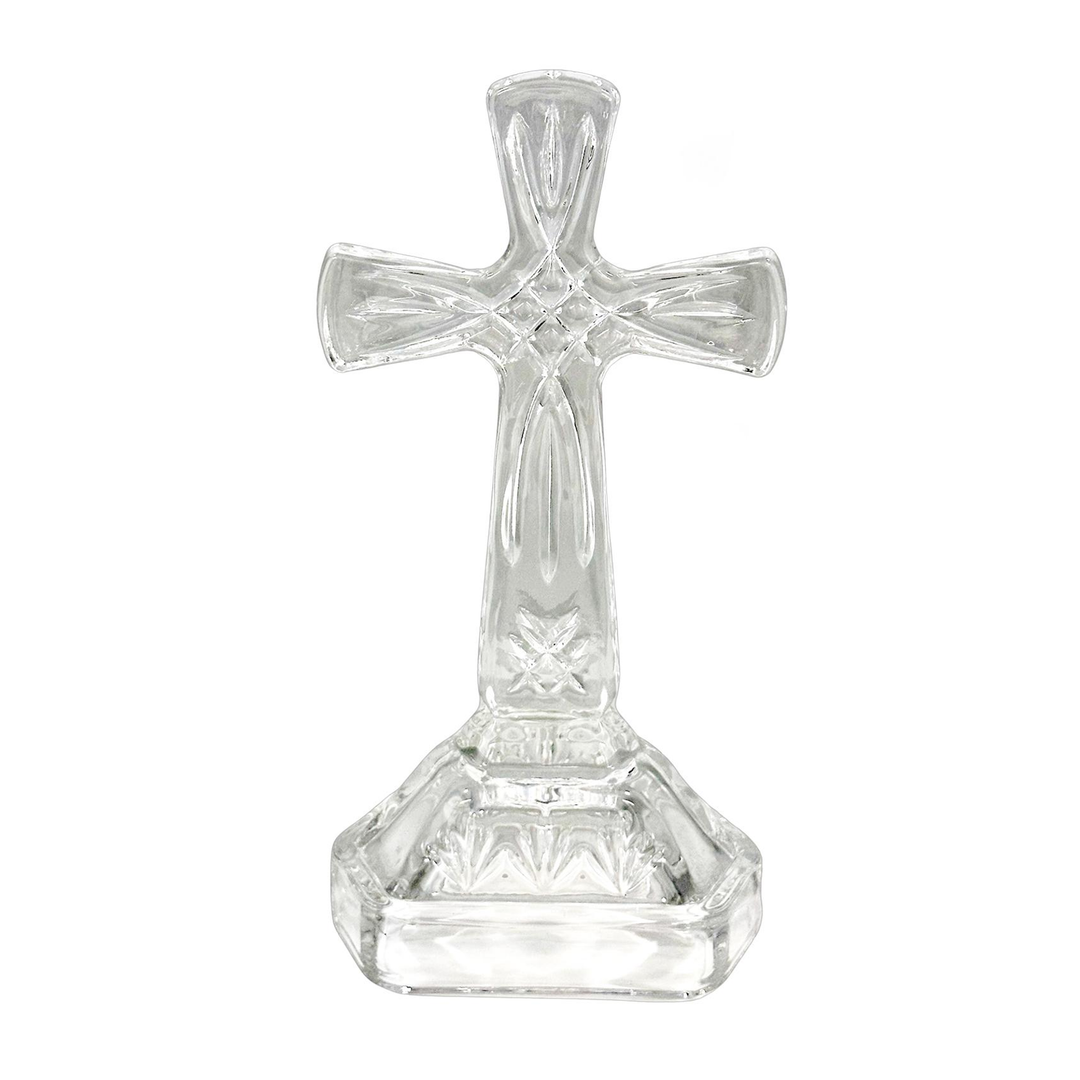 Cross Glass Standing 17.5 cm - Instore Only