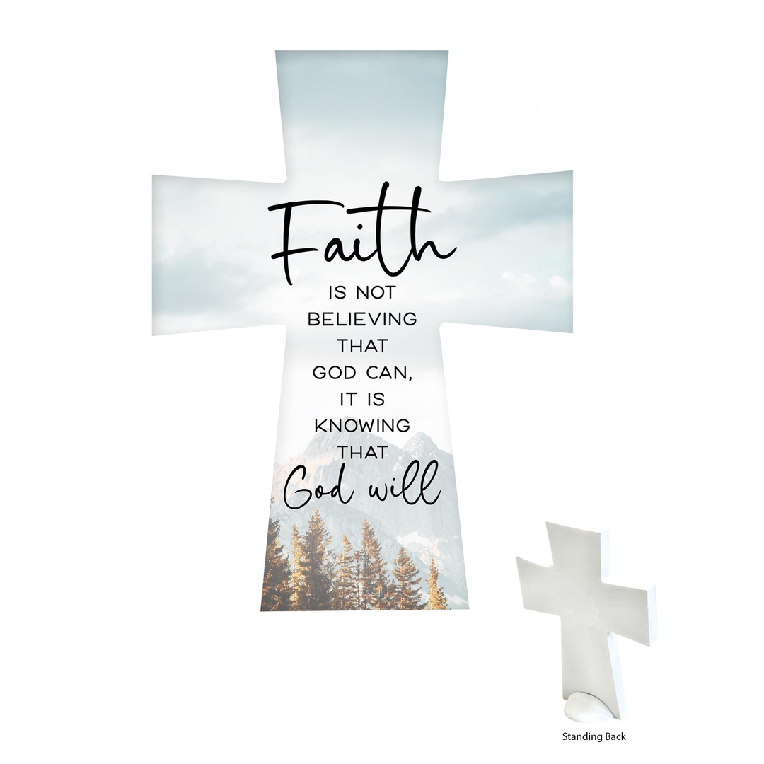 Cross Ceramic Faith 10.5 cm
