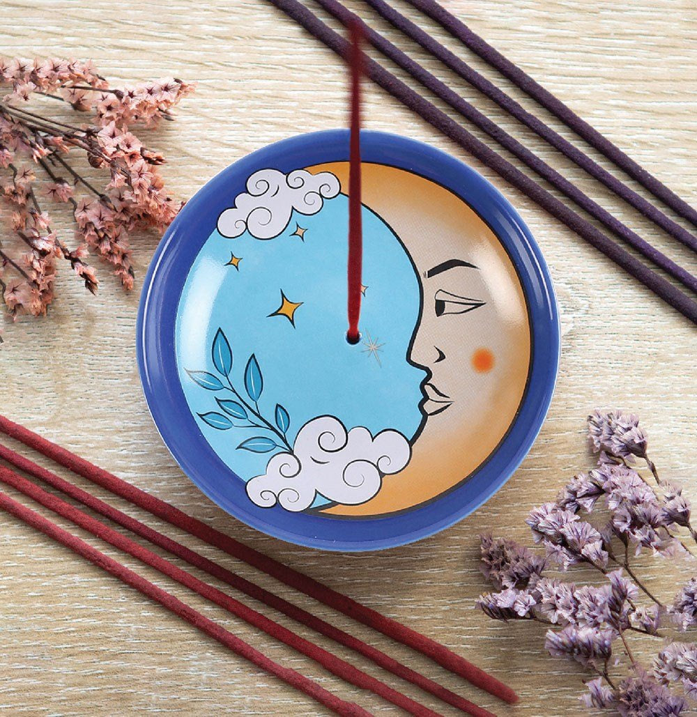 Incense Holder The Moon Ceramic