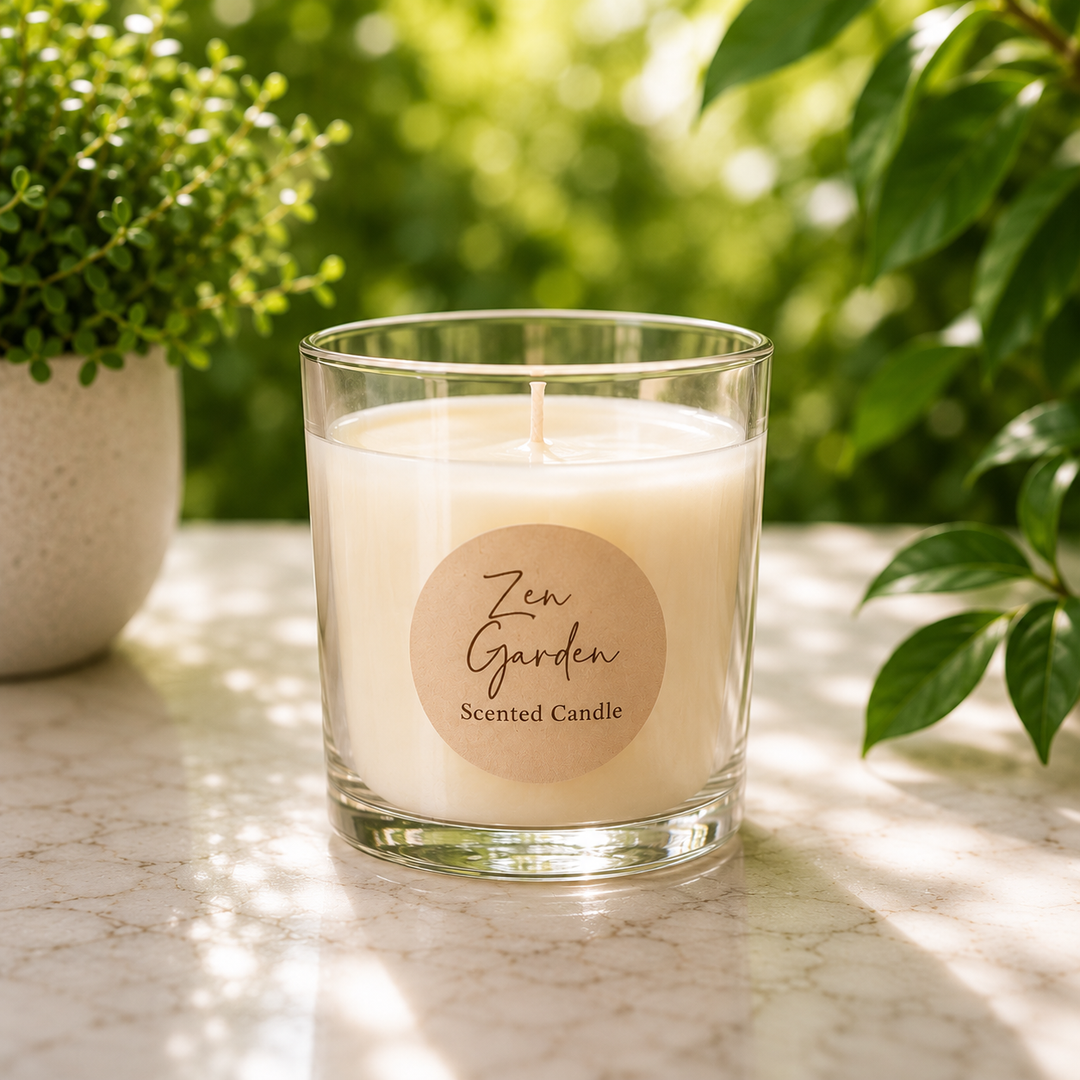 Candle Zen Garden Scented 200g - Instore Only