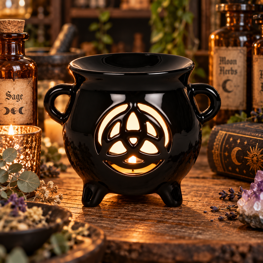 Oil Burner Cauldron Triquetra | Carpe Diem With Remi