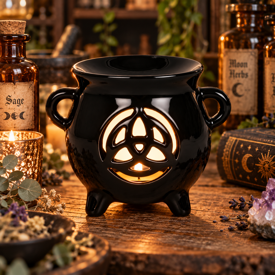 Oil Burner Cauldron Triquetra | Carpe Diem With Remi