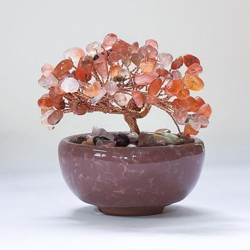 Bonsai Tree Carnelian Chip 8.0 cm