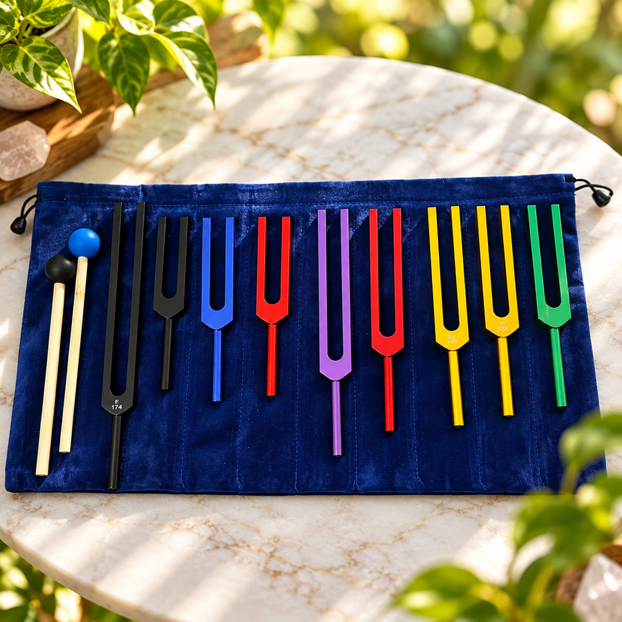 Tuning Fork Set Chakra Unweighted | Carpe Diem With Remi