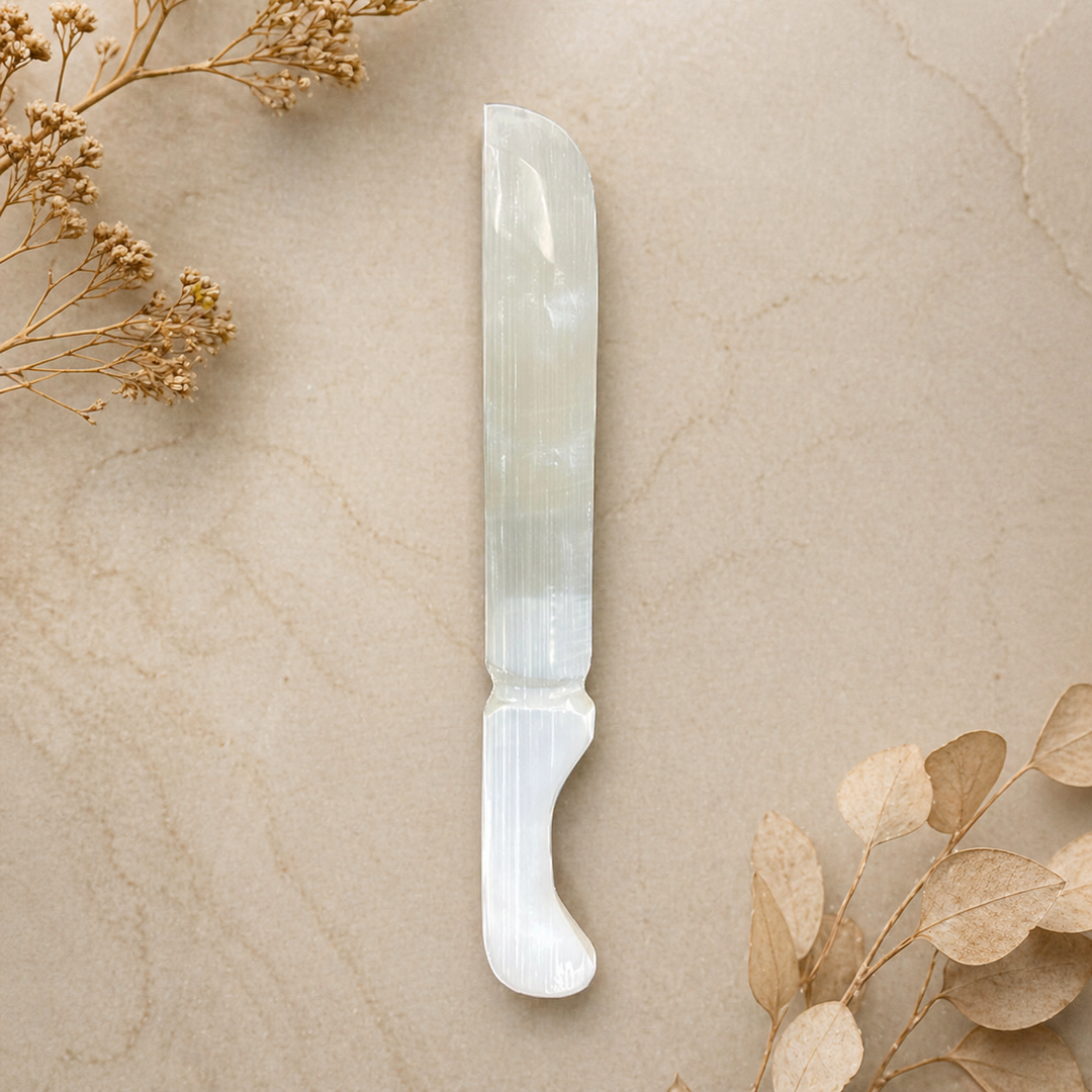 Knife Selenite 34cm - Instore Only | Carpe Diem With Remi