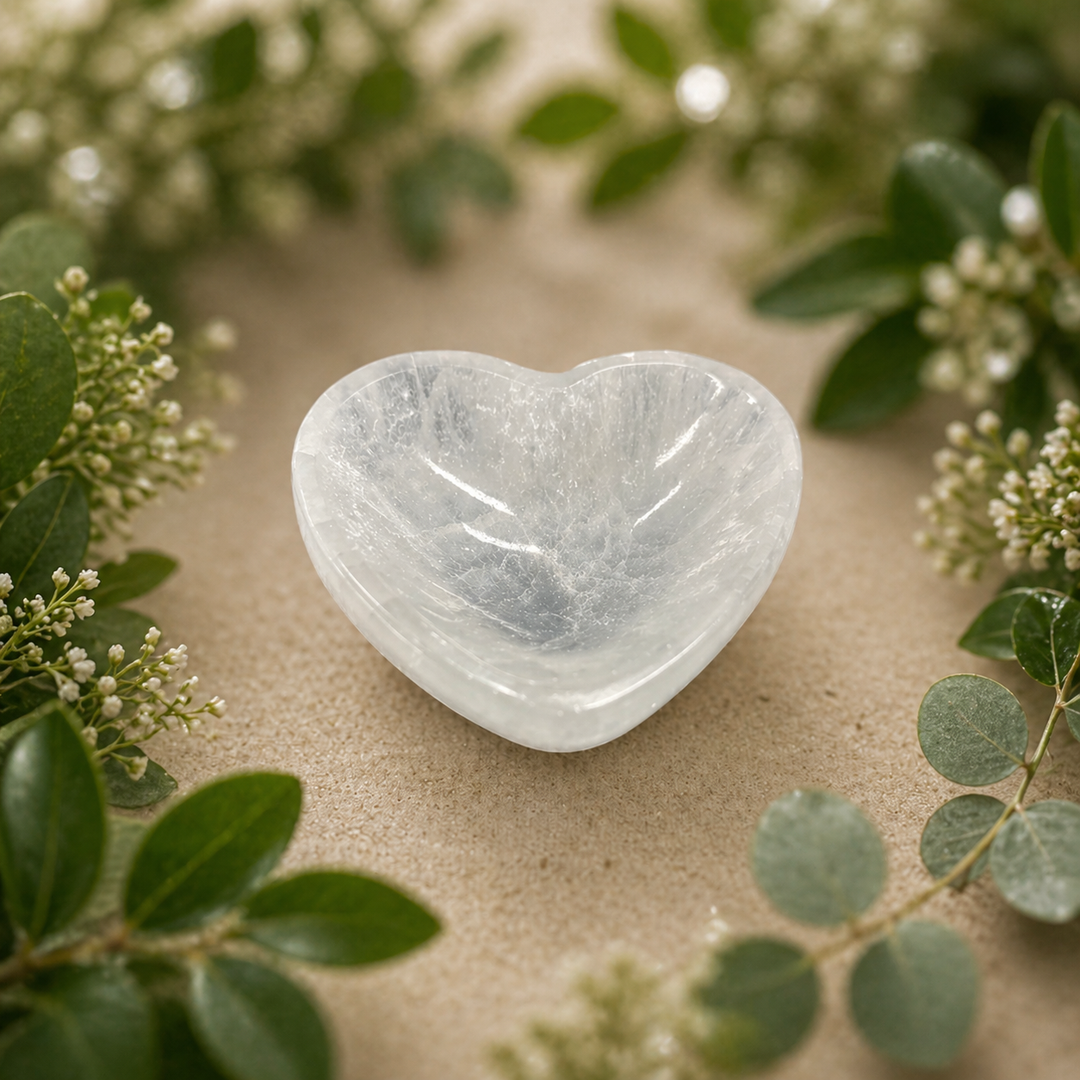 Heart Selenite 8cm - Instore Only | Carpe Diem With Remi