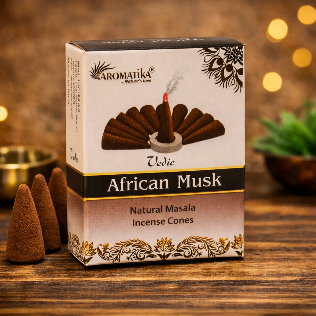 Aromatika African Musk Masala Dhoop Cones