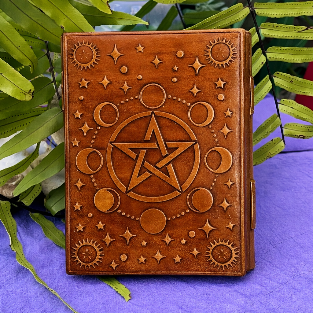 Journal Sun Moon and Star Paper Handmade 5x7"