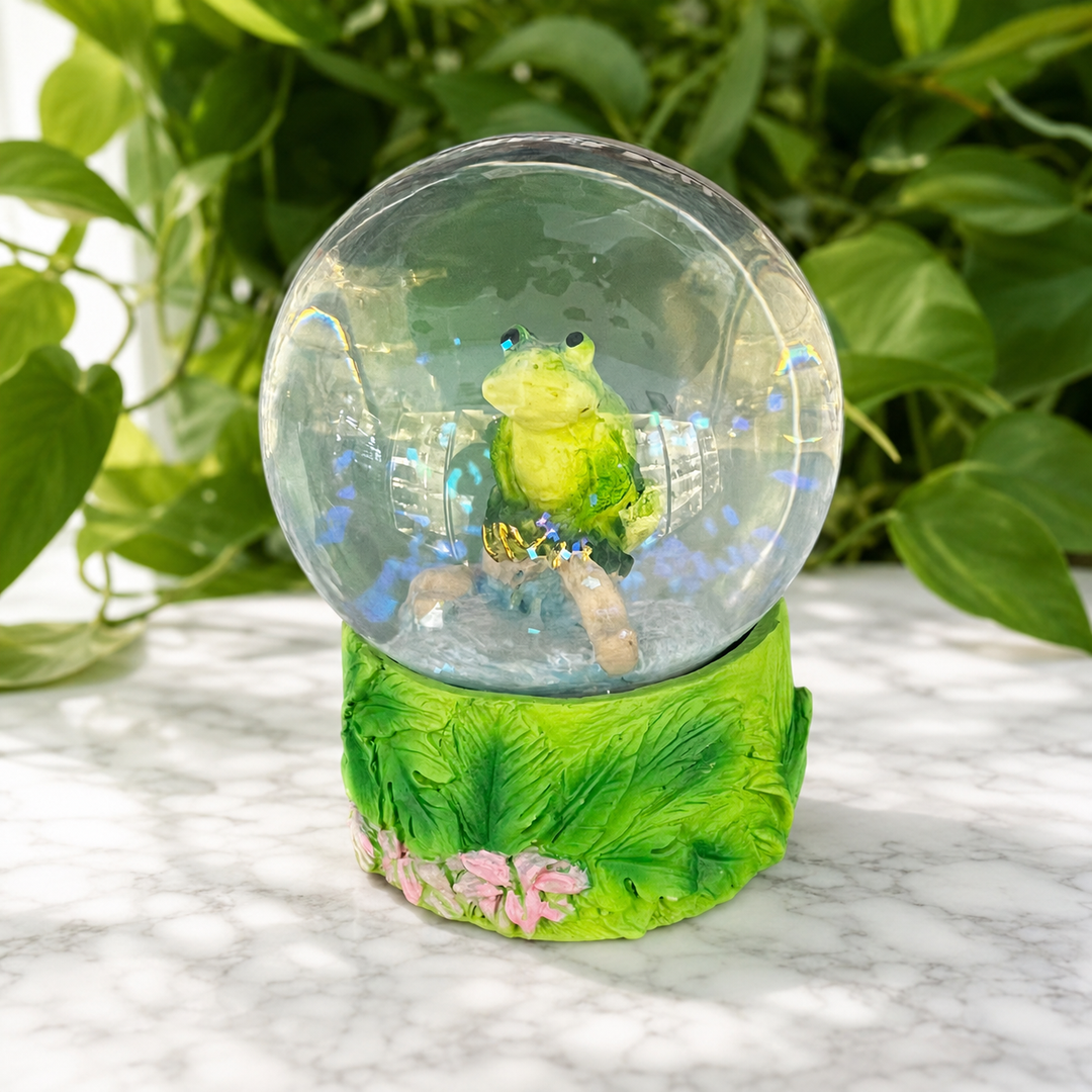 Water Globe Frog 6.5 cm Was $18
