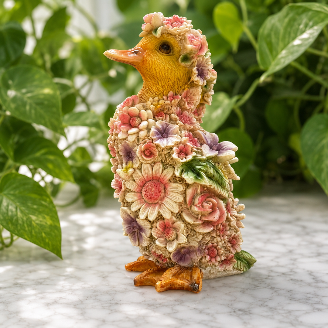 Duck Floral Pattern 17 cm - Instore Only