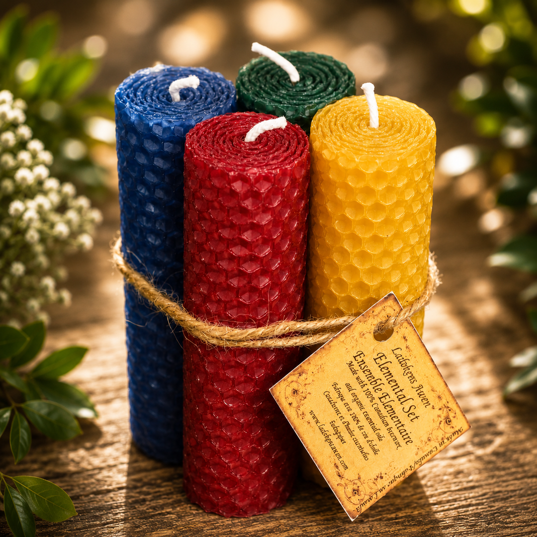 Lailoken Candle Elemental Set of 4 | Carpe Diem With Remi