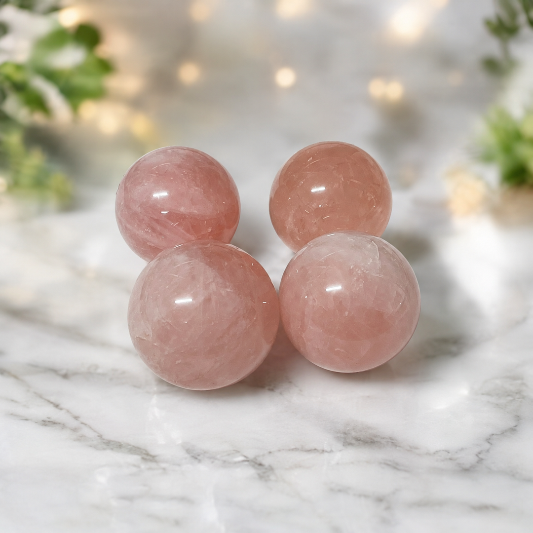Sphere Rose Quartz Assorted Sizes