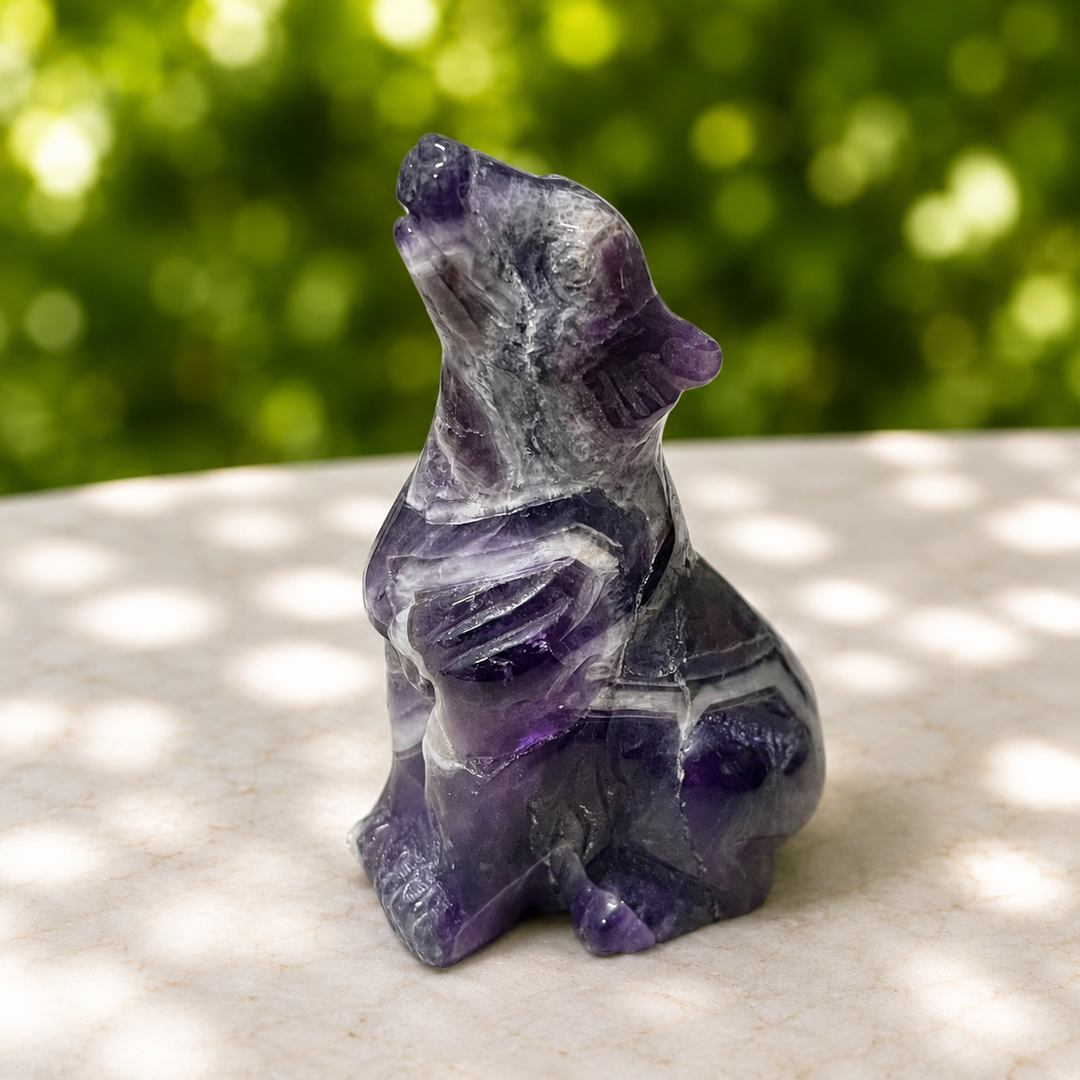 Wolf Chevron Amethyst