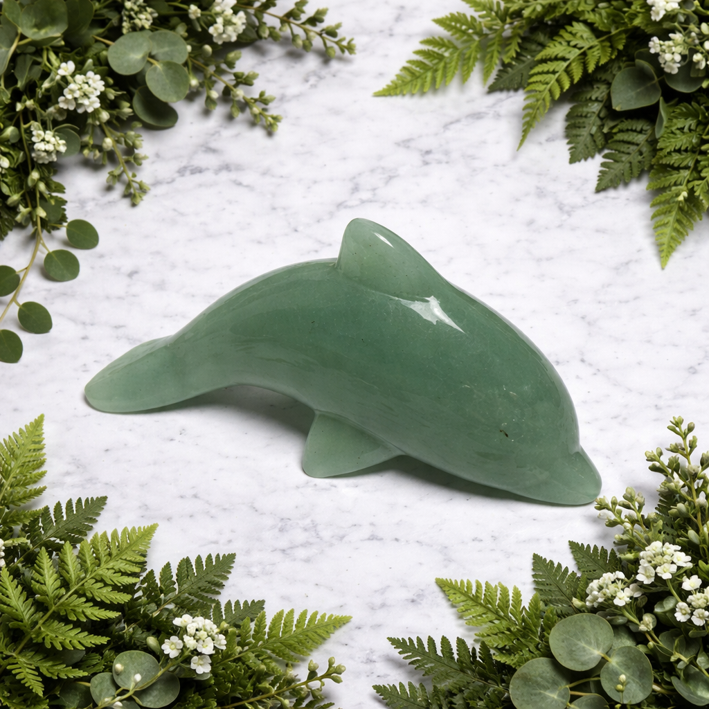 Dolphin Aventurine Green 5.0 cm