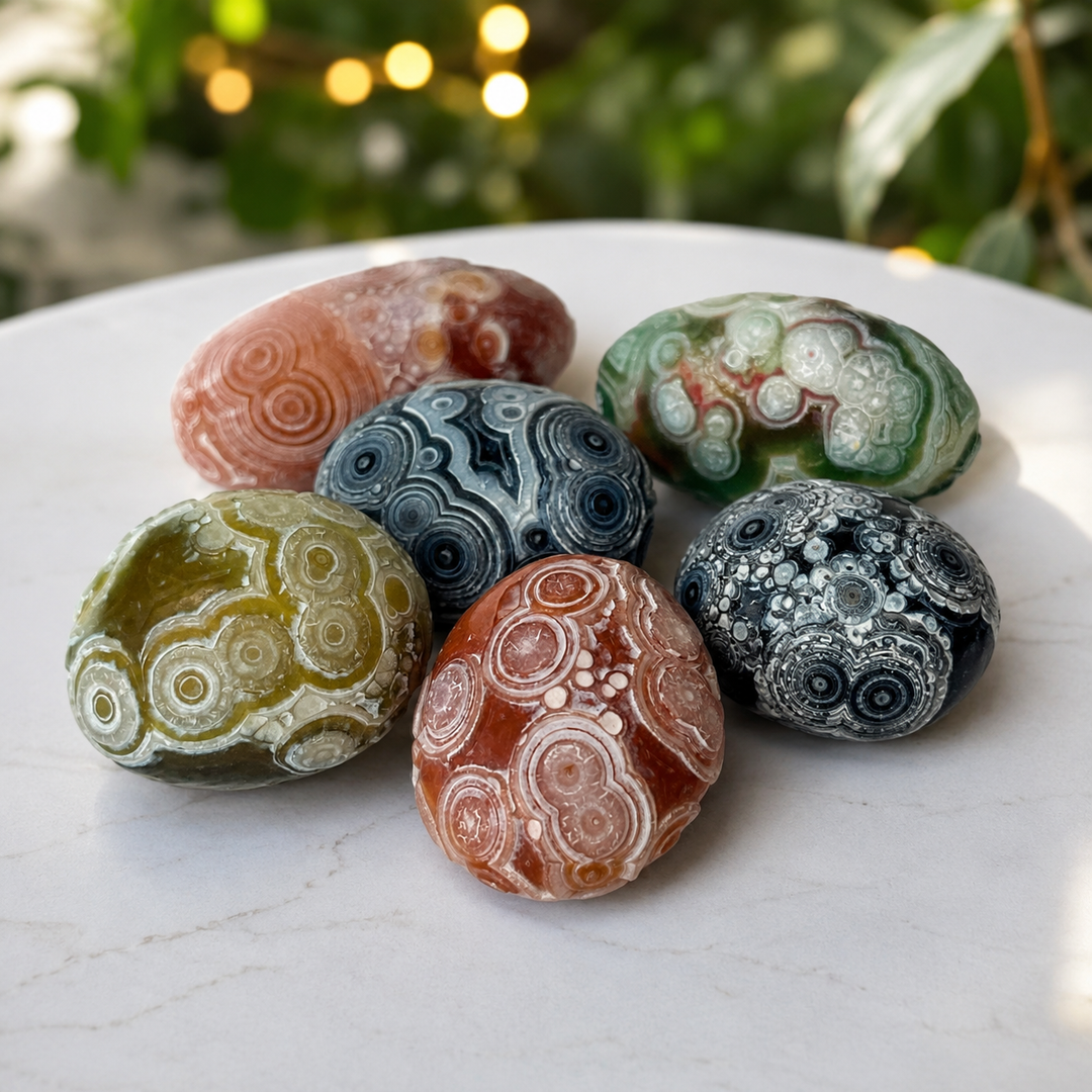 Palm Stone Gobi Desert Agate