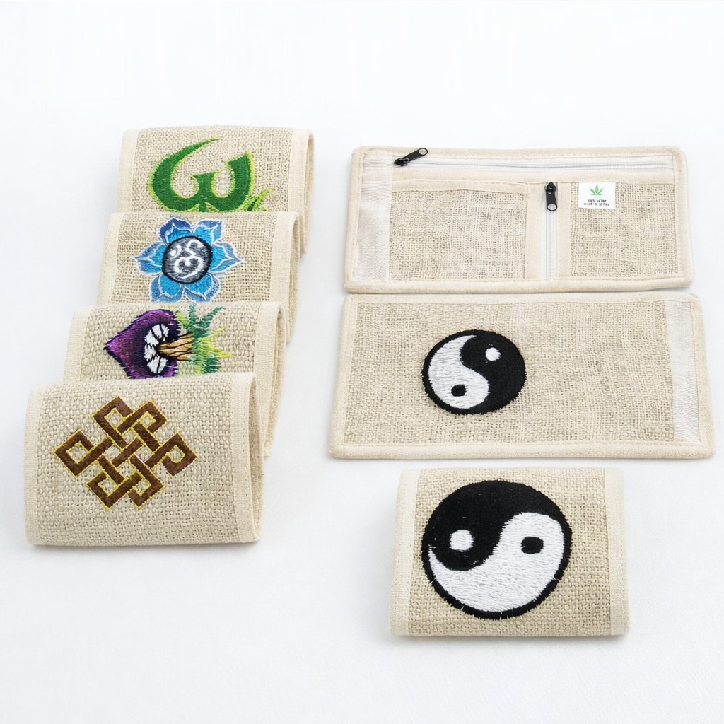 Wallet Hemp Embroidered