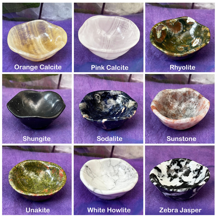 Crystal Bowls Assorted 4.9 cm