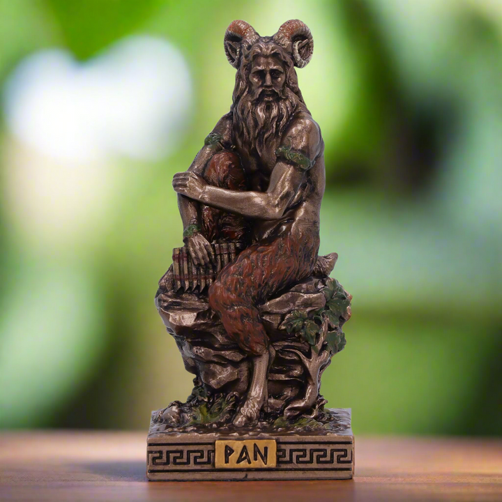 Pan Bronze Figurine 8.3 cm