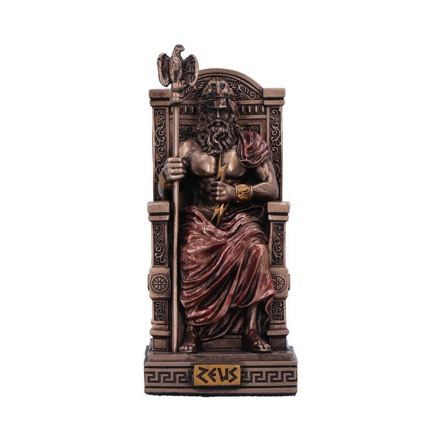Zeus Greek God Bronze Mini Figurine | Carpe Diem with Remi