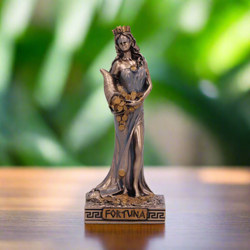 Fortuna Bronze Figurine 9 cm