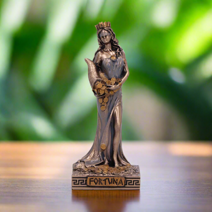 Fortuna Bronze Figurine 9 cm