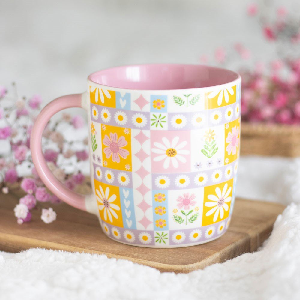 Mug Floral Patchwork 320ml