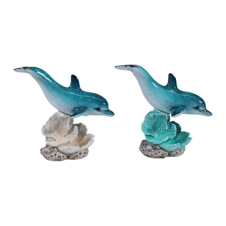 Dolphin on Coral Marble