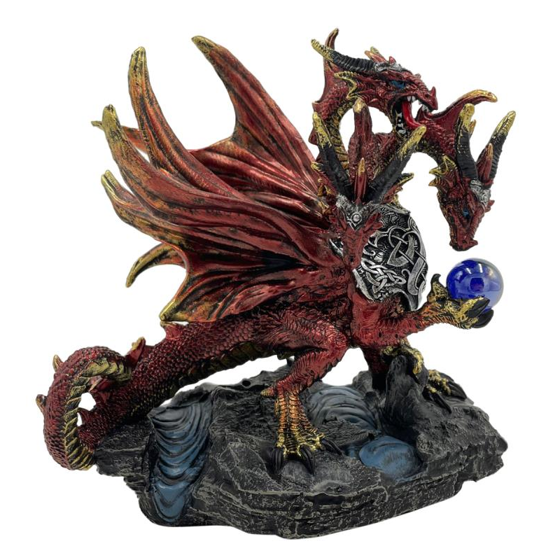 Dragon Red Hydra with Ball 19 cm