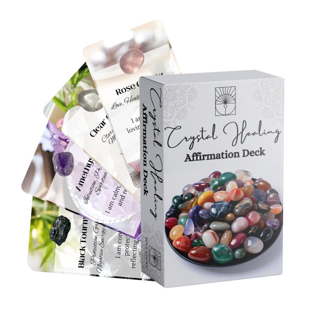 Crystal Healing Affirmation Cards