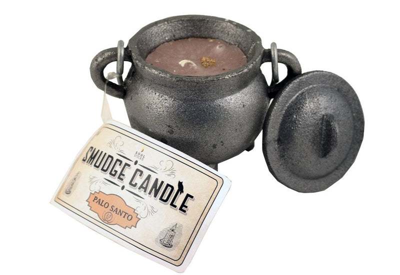 Smudge Candle Cauldron Palo Santo 10 cm