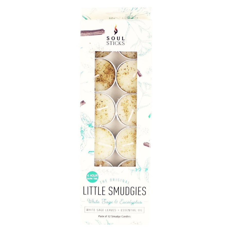Tealight Candle White Sage and Eucalyptus 12 Pk | Carpe Diem With Remi