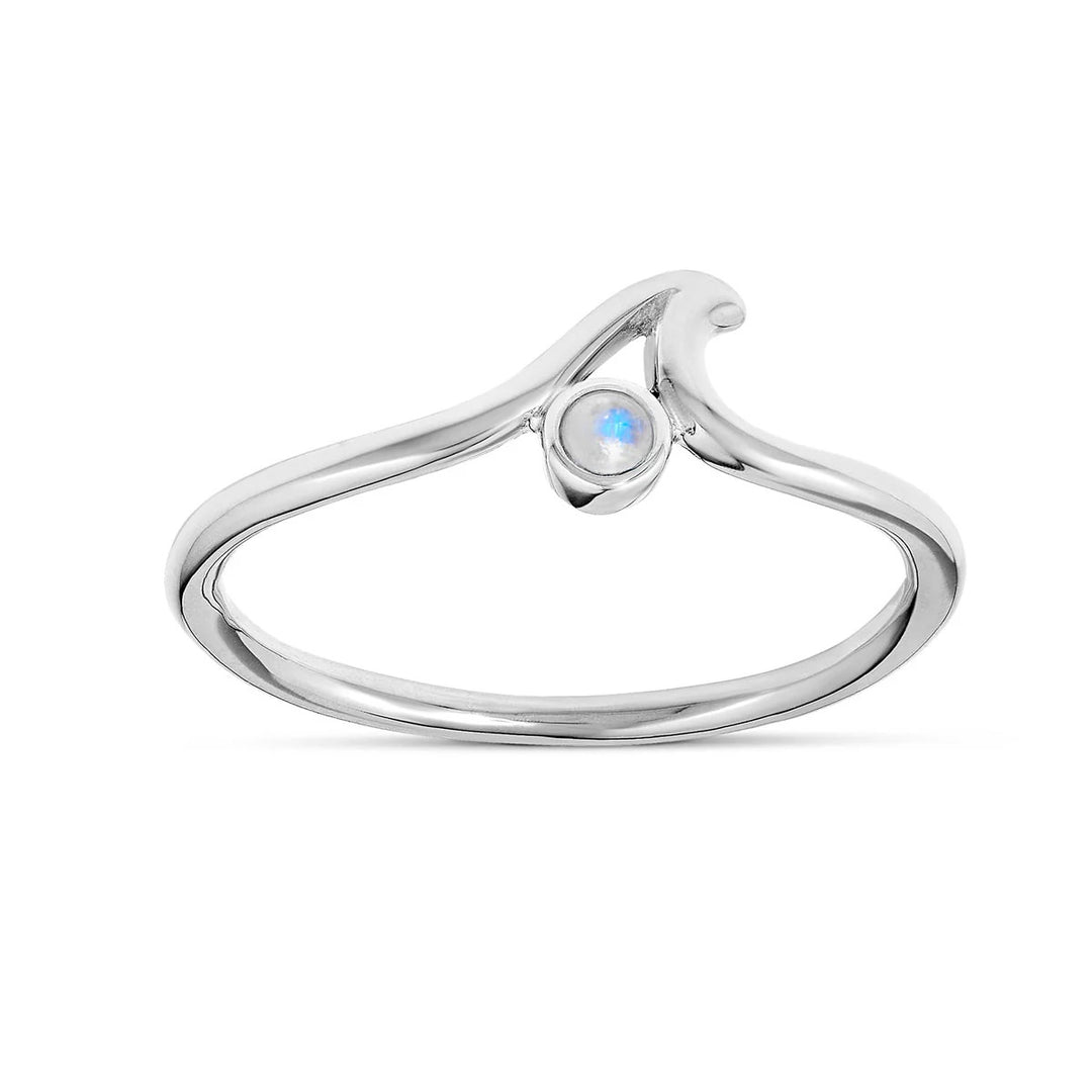 Ring Moonstone Ripple Dainty