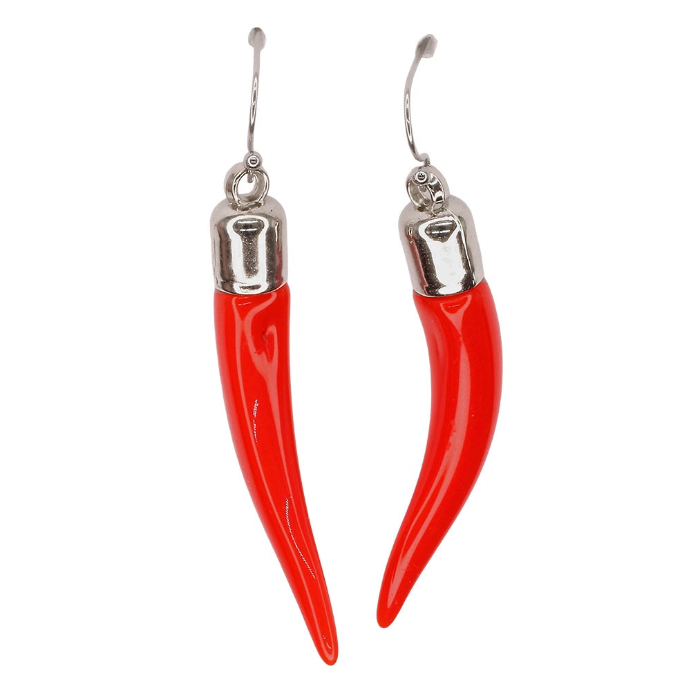 Earrings Red Chillis Hook