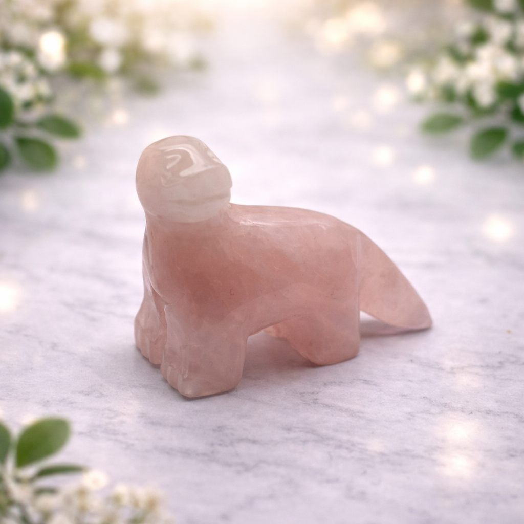 Dinosaur Rose Quartz 4.0 cm