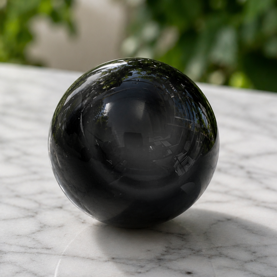 Sphere Rainbow Eye Obsidian 4.3 cm