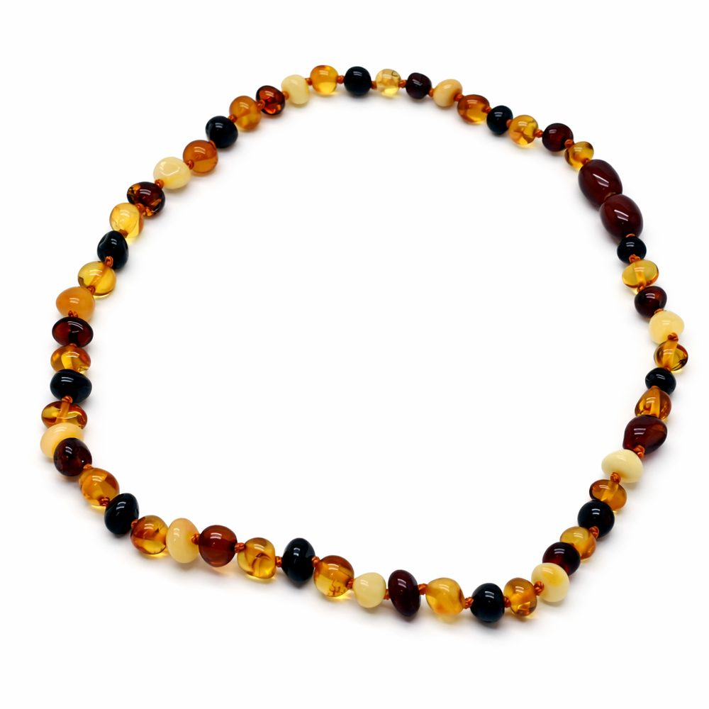 Baby Necklace Amber Multi Bead 30 cm | Carpe Diem WIth Remi