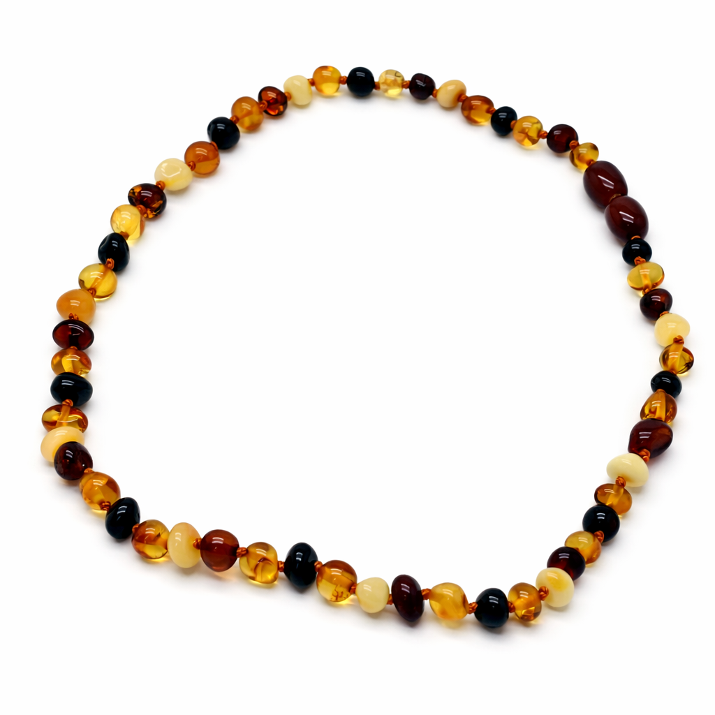 Baby Necklace Amber Multi Bead 30 cm | Carpe Diem WIth Remi