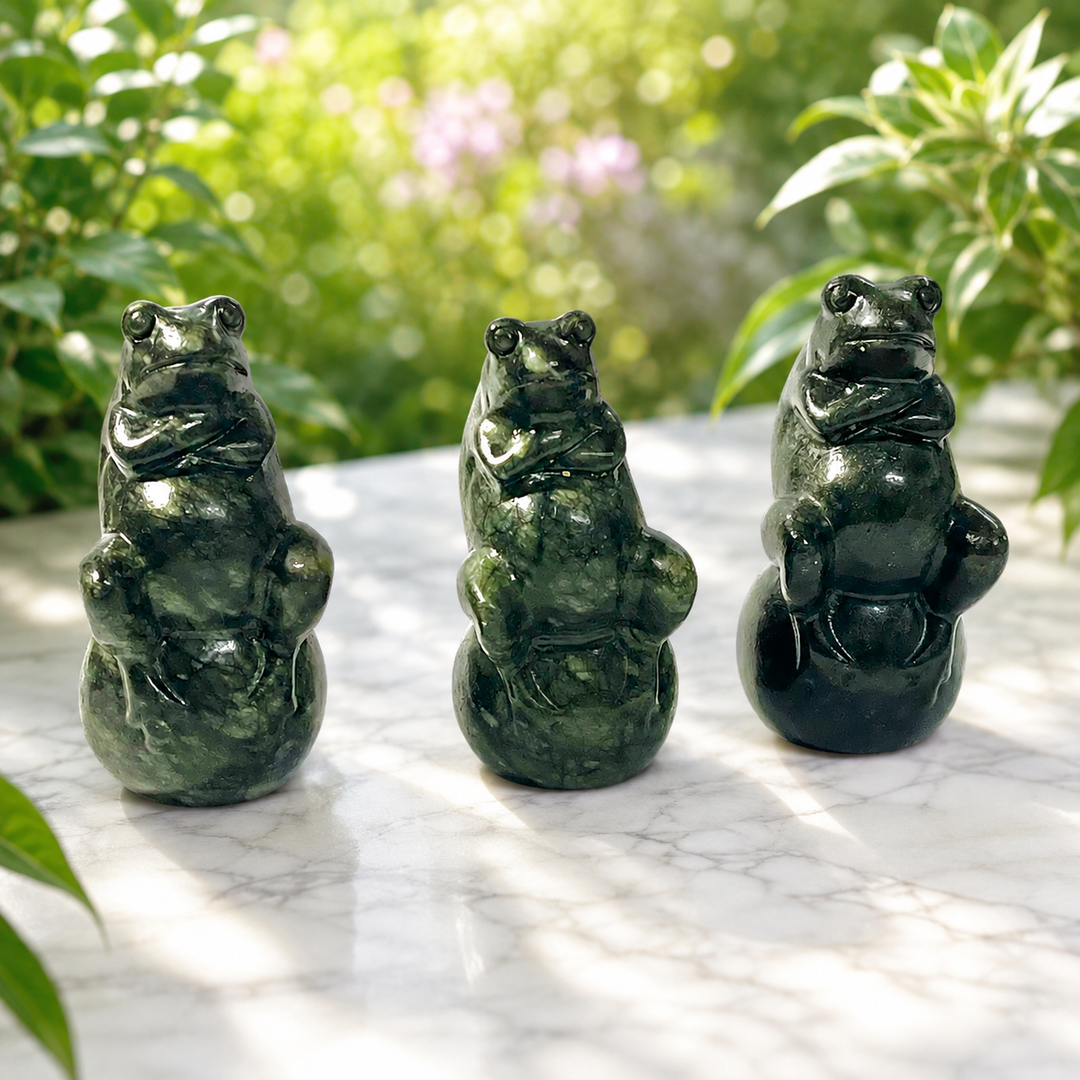 Frog Jade Sitting 6.4 cm