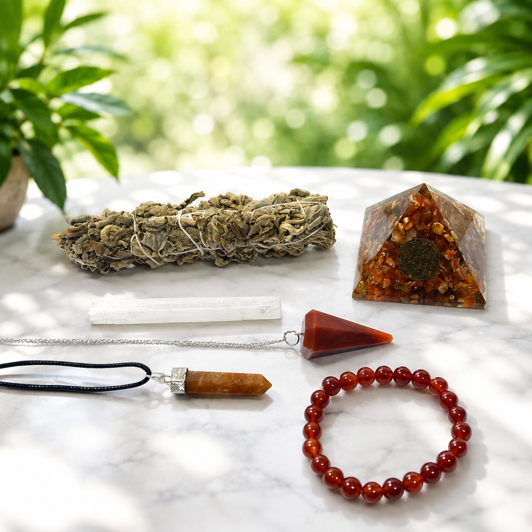 Kit Carnelian Confidence and Motivation Combo