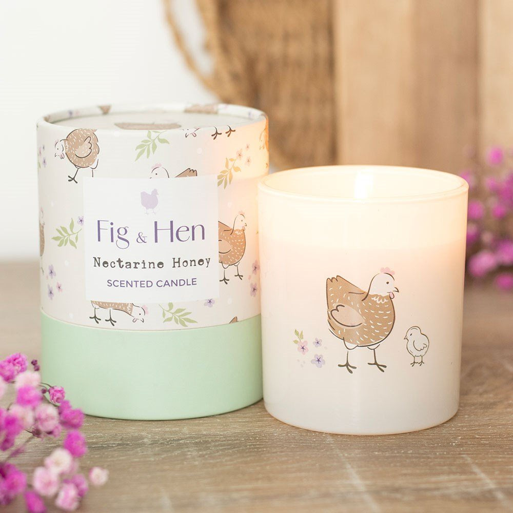 Candle Mother Hen Nectarine Honey 200g
