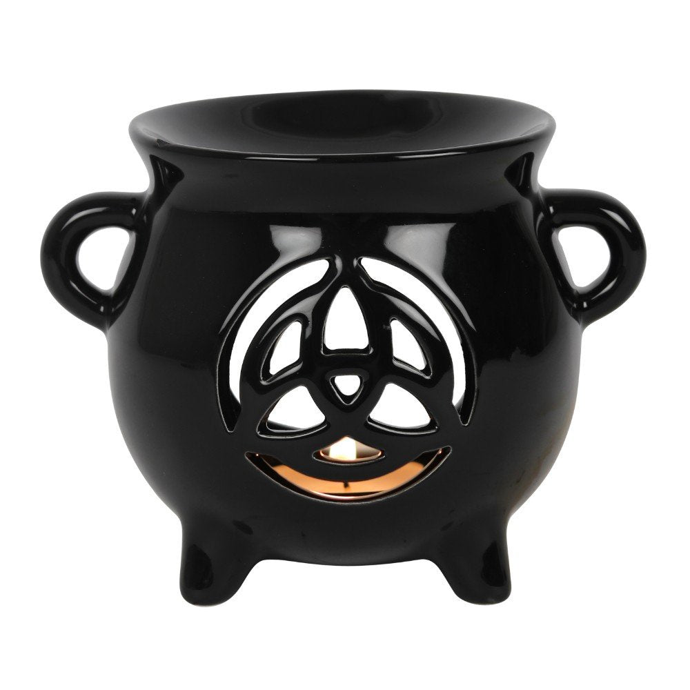 Oil Burner Cauldron Triquetra