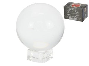 Crystal Ball with Glass Stand 6 cm | Carpe Diem with Remi