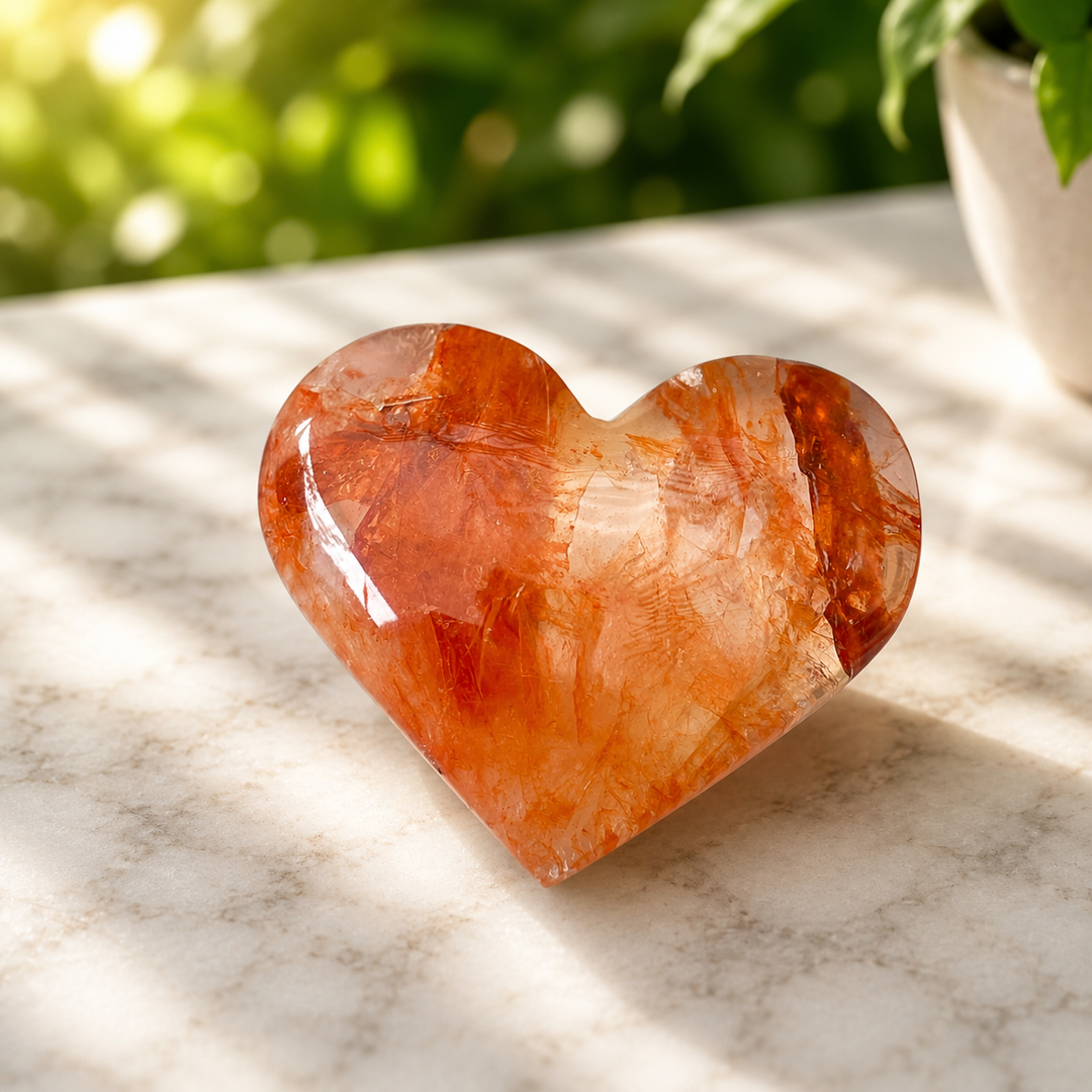 Heart Fire Quartz 4.8 cm