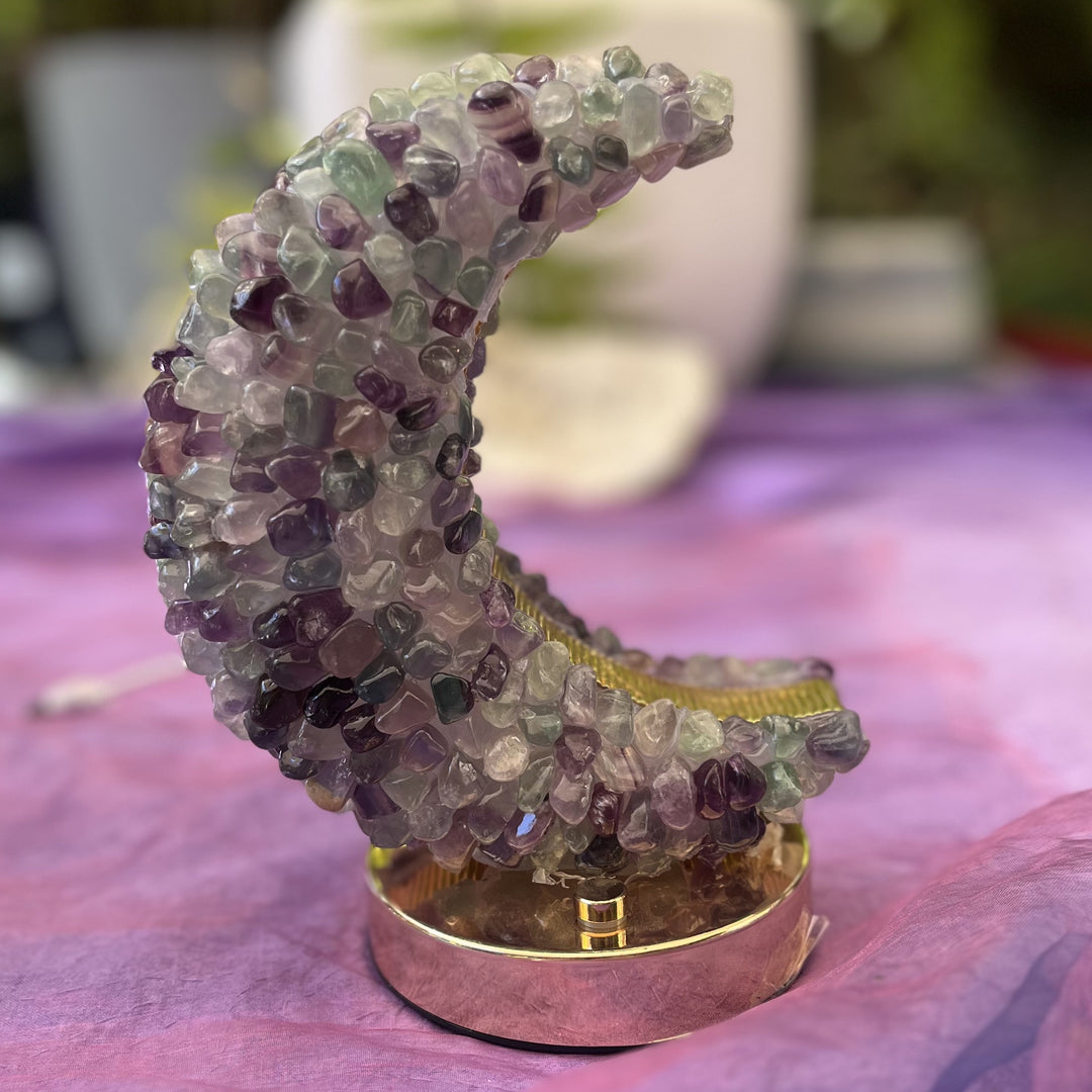 Lamp Fluorite Moon