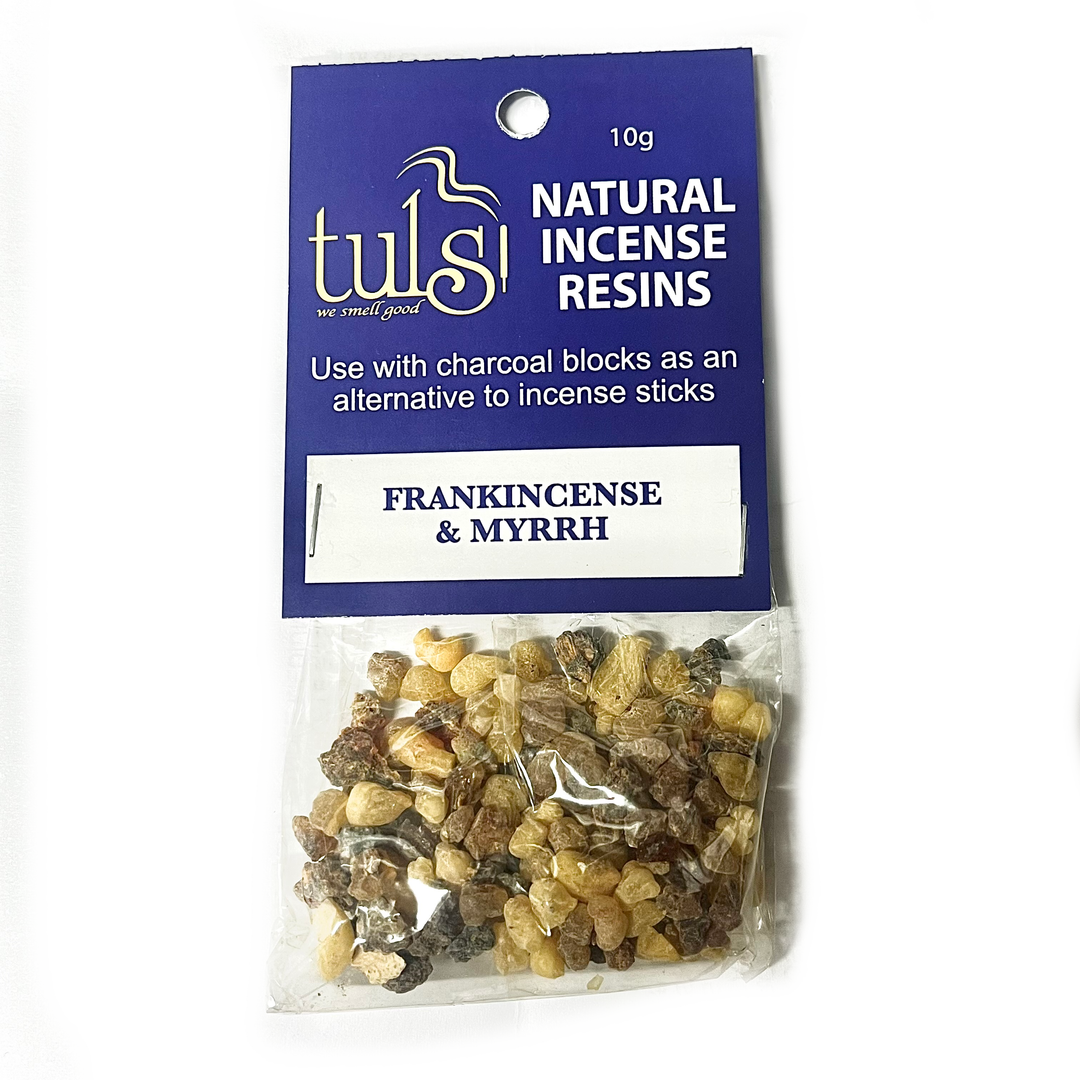 Frankincense Myrrh Resin Tulsi 10g | Carpe Diem With Remi