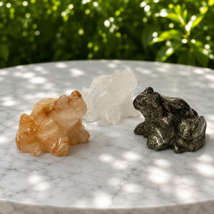 Frog Crystal Carving